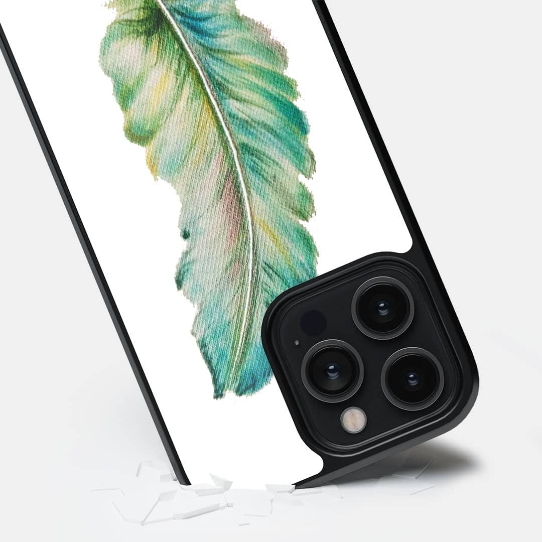 Sk Feather Art Glass iPhone Case for iPhone 14 Pro Max | Macmerise
