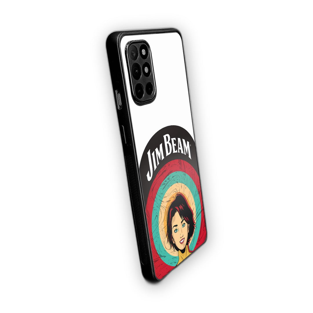 Jim Beam Character White Phone Case for OnePlus 8t | Macmerise