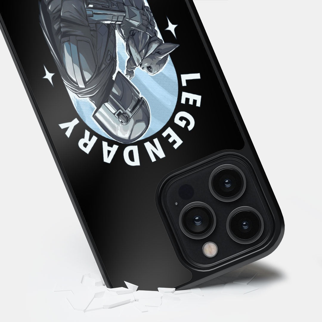 Mandalorian Dad Glass iPhone Case for iPhone 14 Pro Max | Macmerise