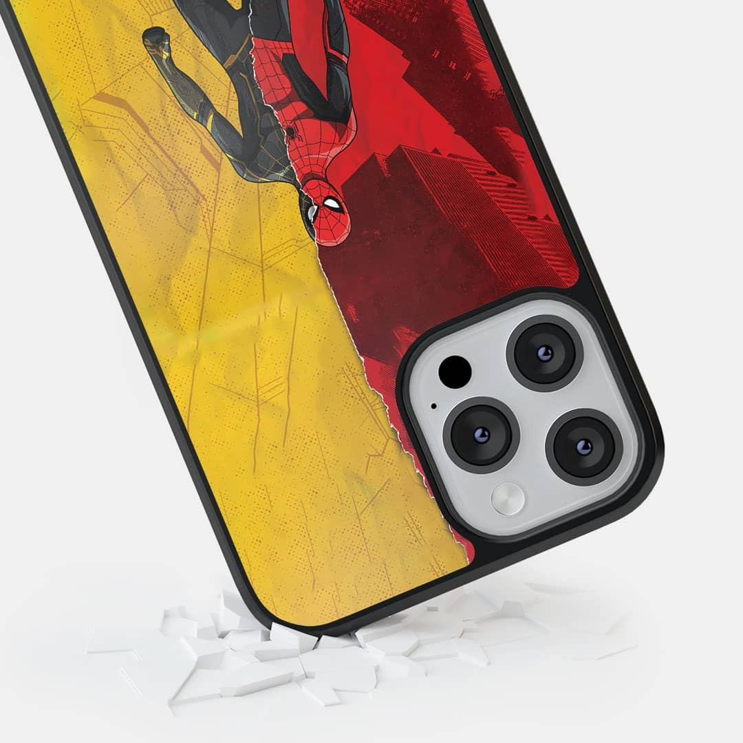 Peter Black and Gold Glass iPhone Case for iPhone 13 Pro Max | Macmerise