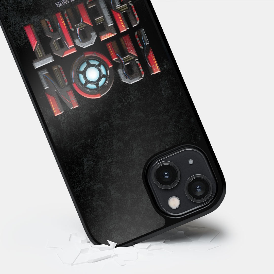 Wakanda Forever Iron Heart Logo Glass iPhone Case for iPhone 14 | Macmerise