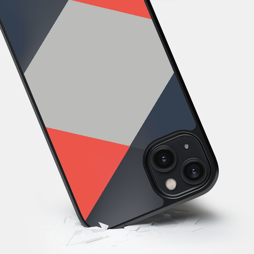 Criss Cross iPhone 14 Plus Cover Coral - detail view | Macmerise