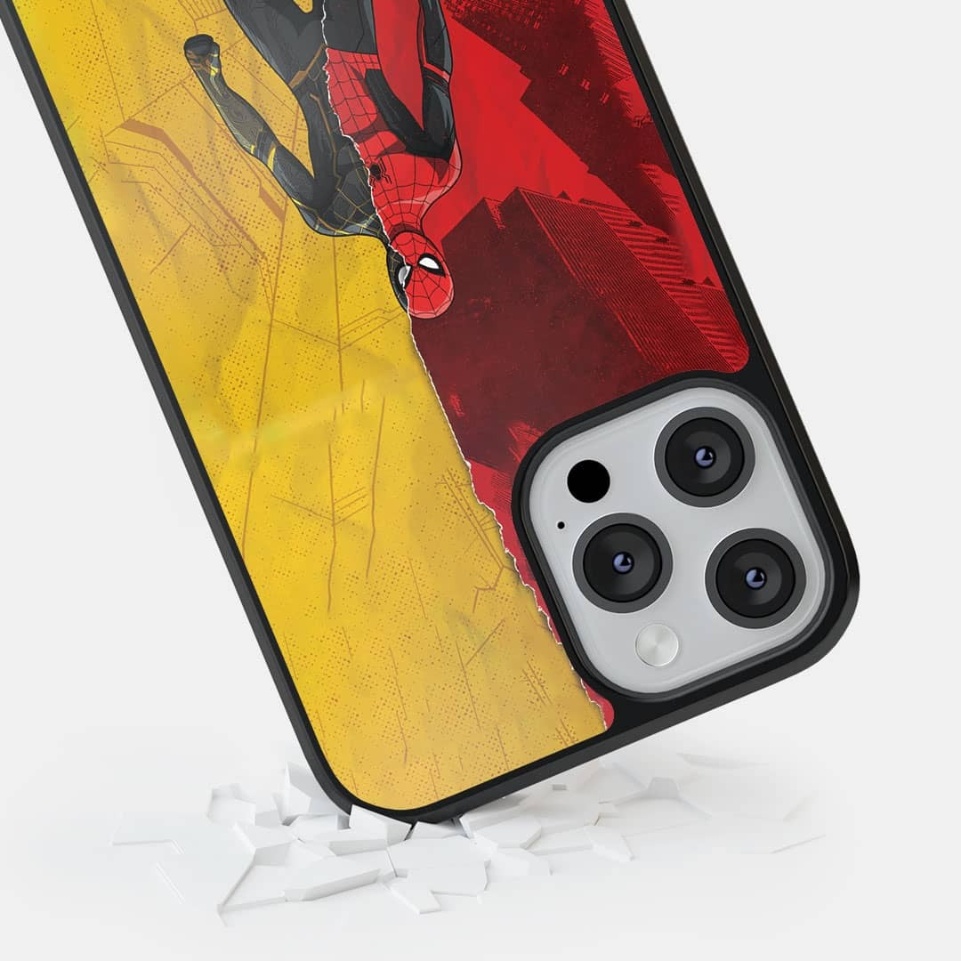 Peter Black and Gold Glass iPhone Case for iPhone 12 Pro | Macmerise