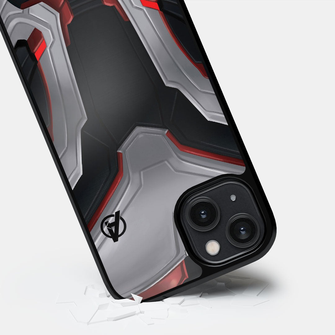 Avengers Endgame Suit Glass iPhone Case for iPhone 14 | Macmerise