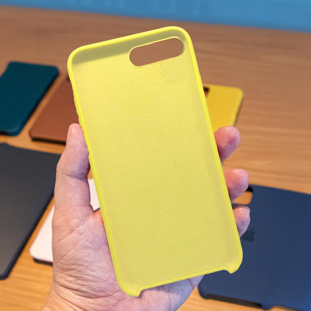 Basics iPhone 7 Plus Silicone Case Yellow | Macmerise