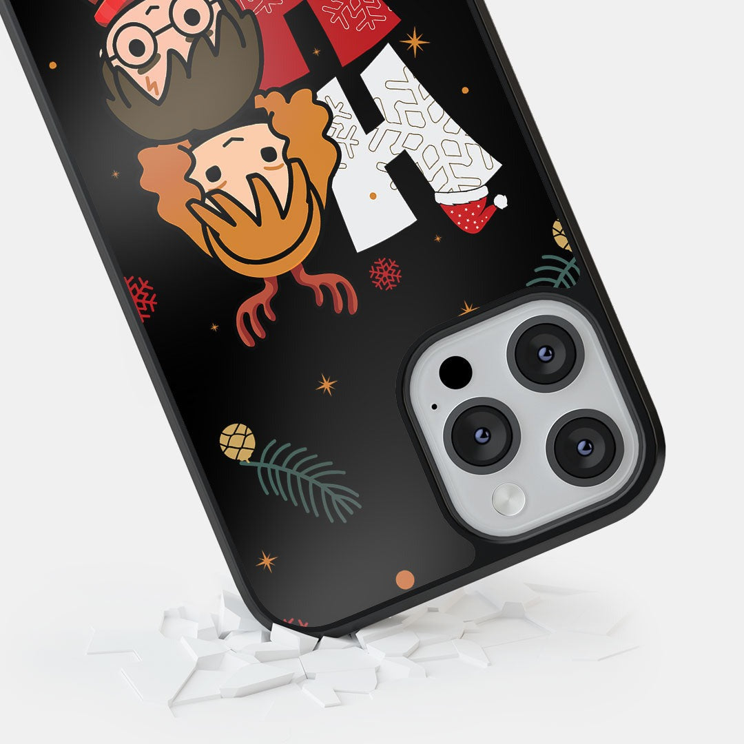 Harry Potter Ho Ho Ho Glass iPhone Case for iPhone 12 Pro | Macmerise