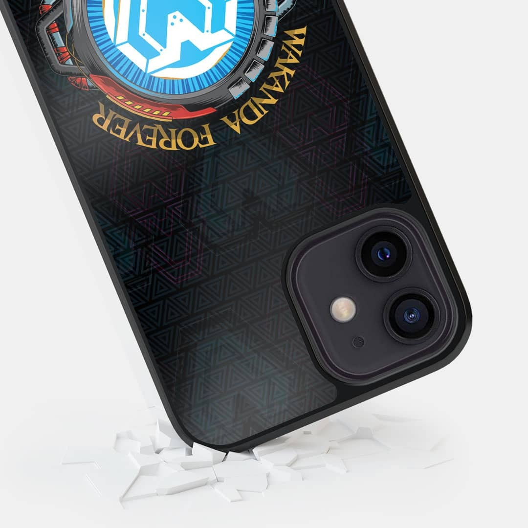 Wakanda Forever Wakanda Power Glass iPhone Case for iPhone 12 | Macmerise