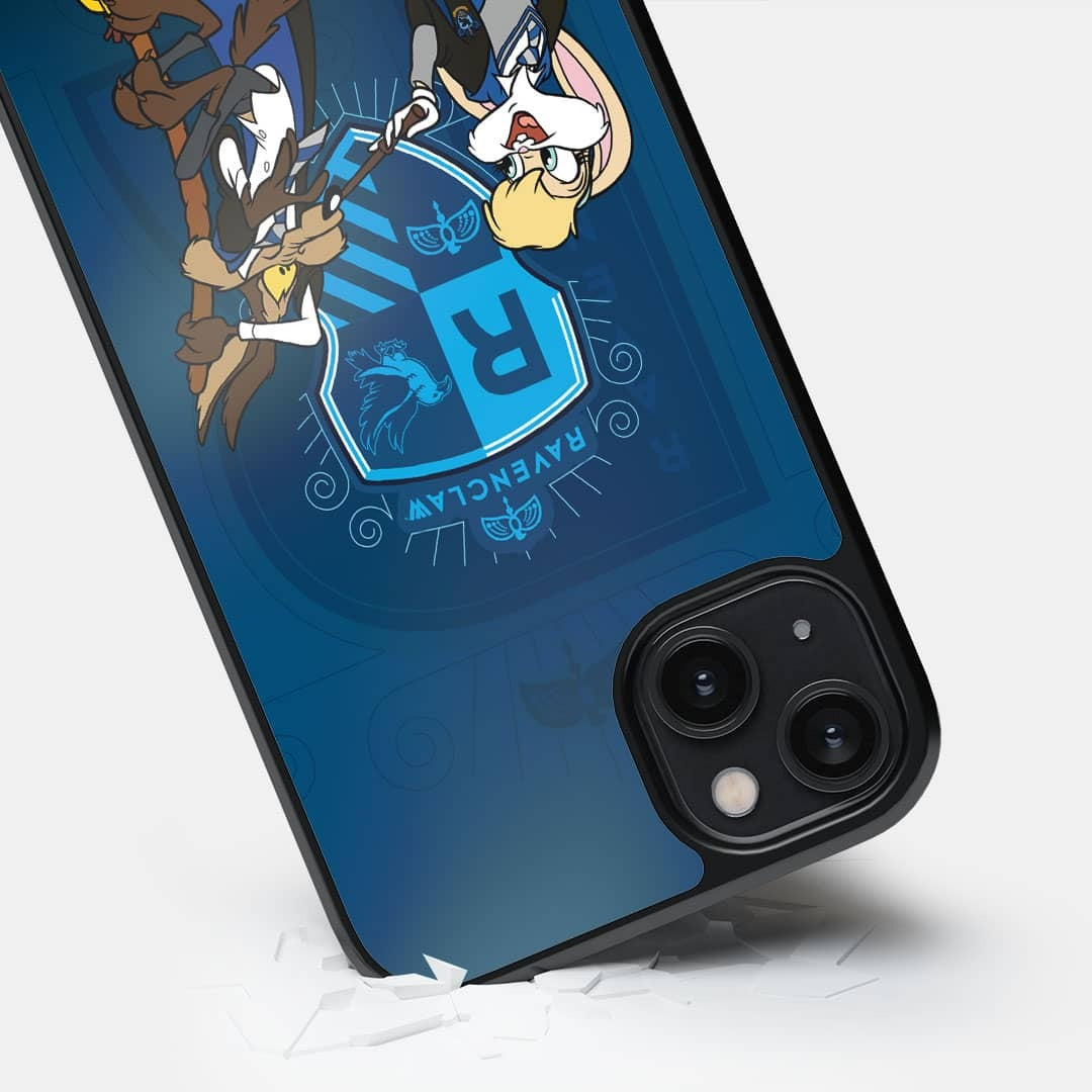 Looney Ravenclaw Glass iPhone Case for iPhone 14 Plus | Macmerise