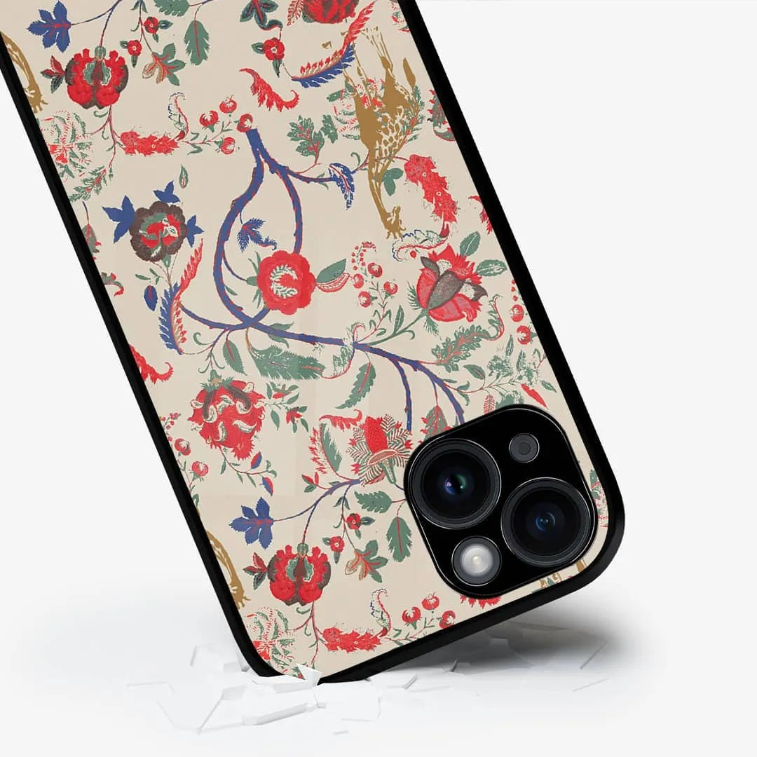 Payal Singhal Giraffe Print Glass iPhone Case for iPhone 15 Plus | Macmerise