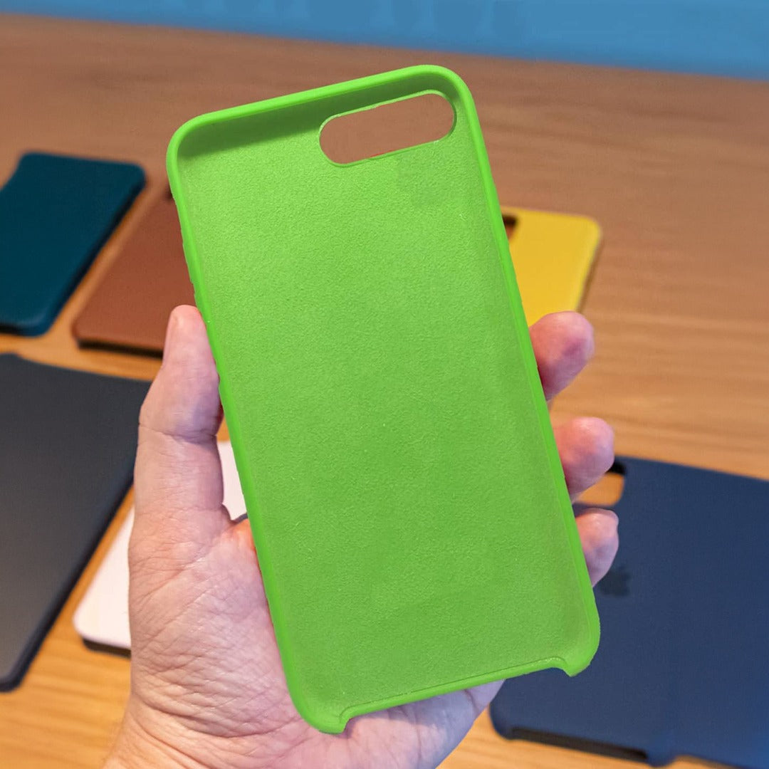 Basics iPhone 7 Plus Silicone Case Leaf Green | Macmerise
