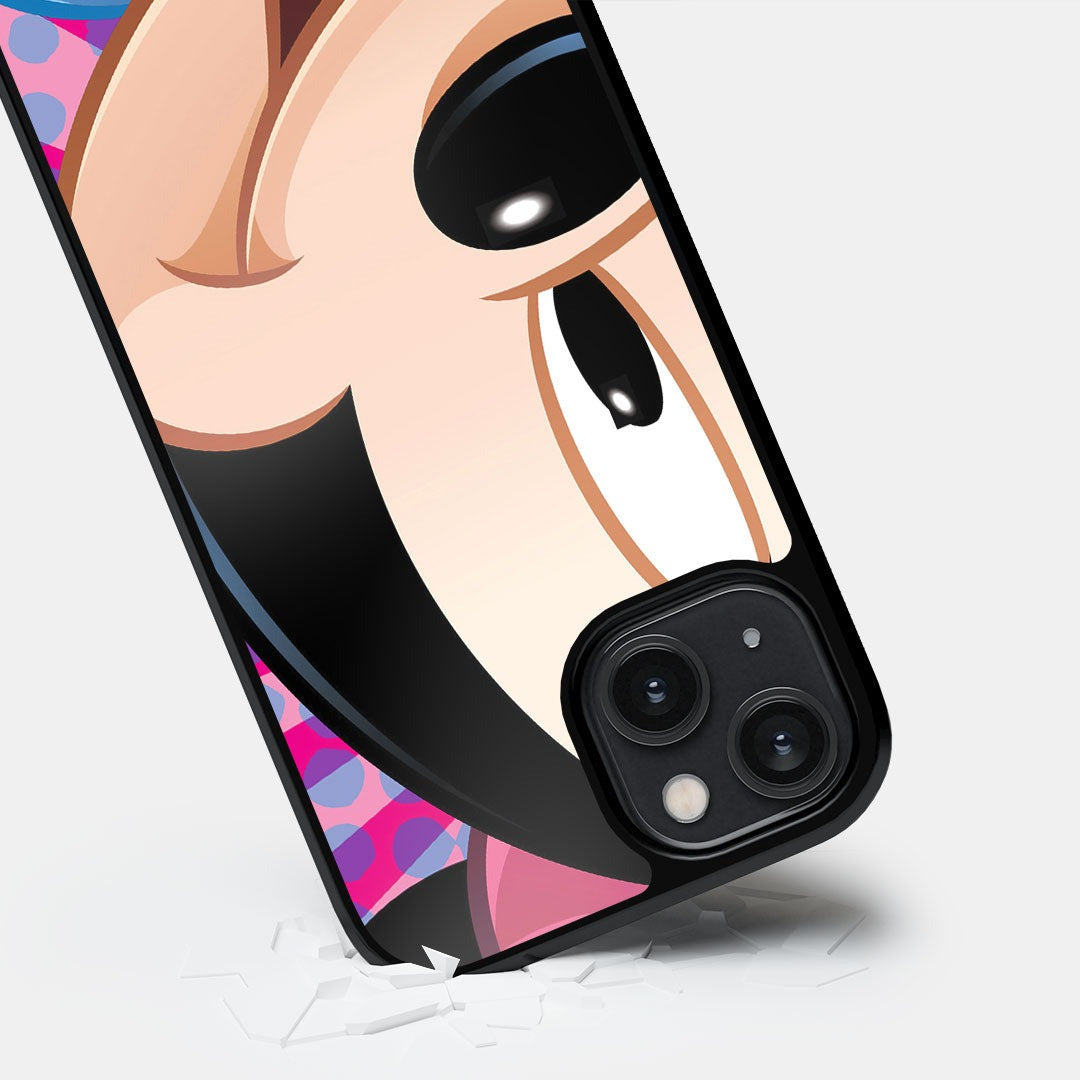 Zoom Up Minnie Glass iPhone Case for iPhone 14 | Macmerise