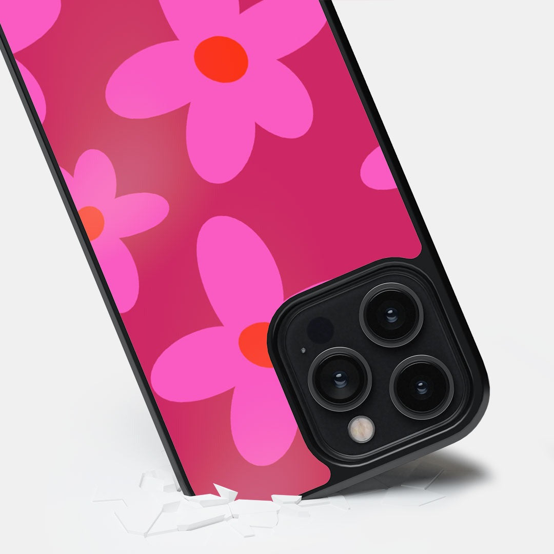 Floral Fantasy Glass iPhone Case for iPhone 14 Pro Max | Macmerise