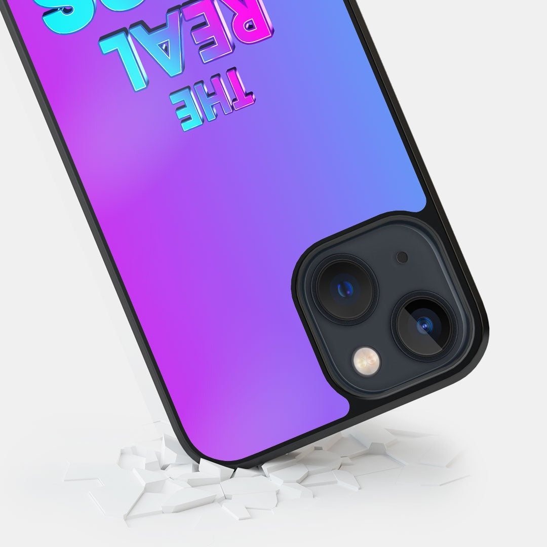 I Am the Real Boss Glass iPhone Case for iPhone 13 | Macmerise
