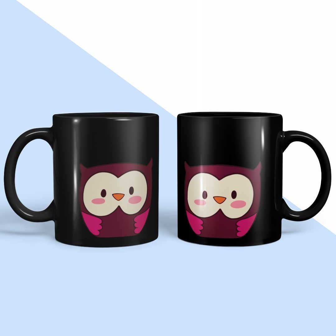 Purple Owl Coffee Mug | Macmerise