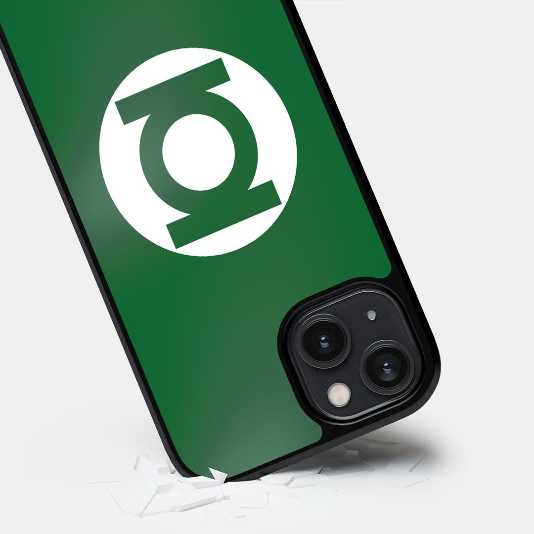 Logo Green Lantern Glass iPhone Case for iPhone 14 | Macmerise