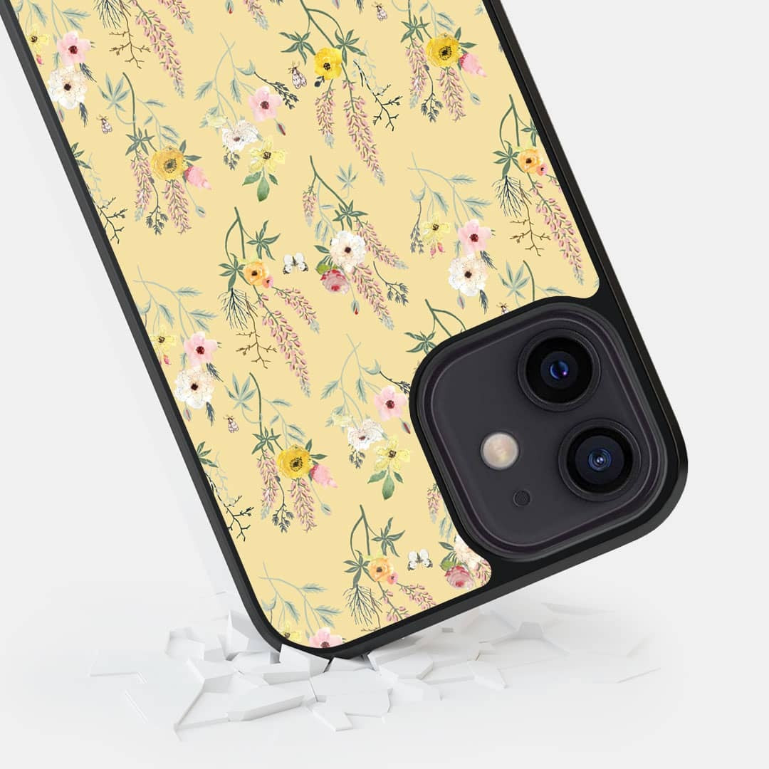 Payal Singhal Lemon Garden Glass iPhone Case for iPhone 12 | Macmerise