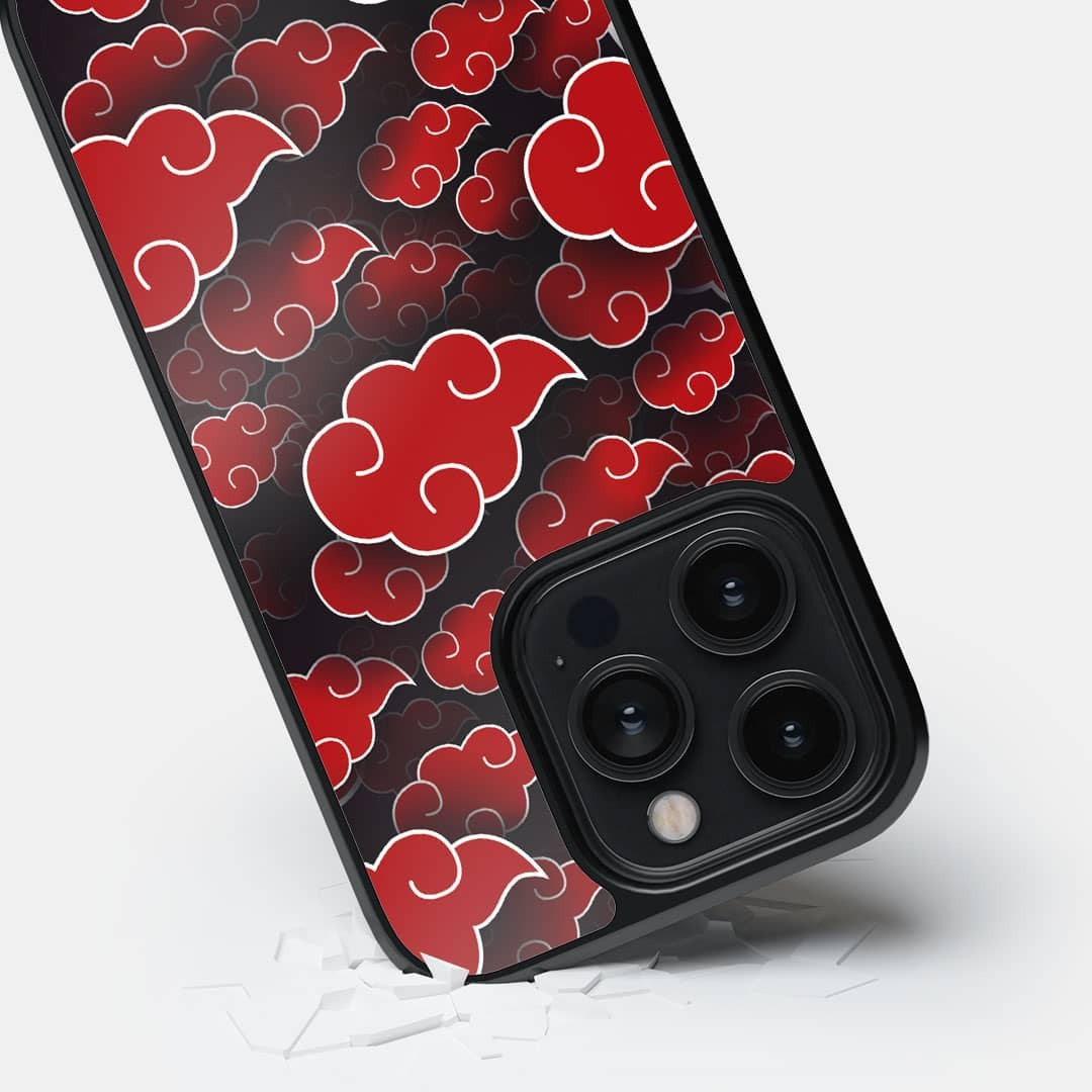 Akatsuki Clouds Glass iPhone Case for iPhone 14 Pro | Macmerise