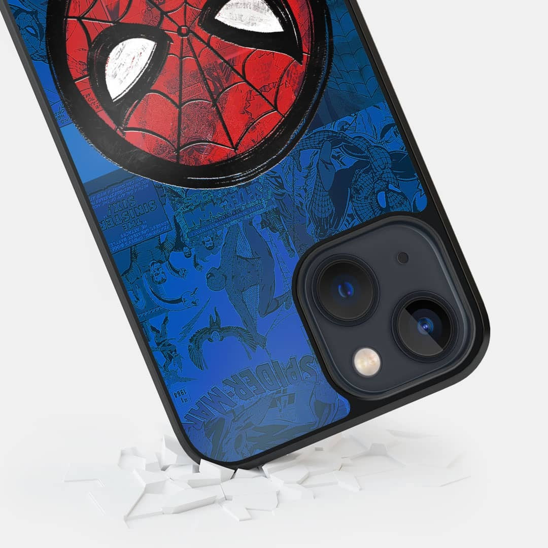 Spidey Tingling Eyes Glass iPhone Case for iPhone 13 Mini | Macmerise