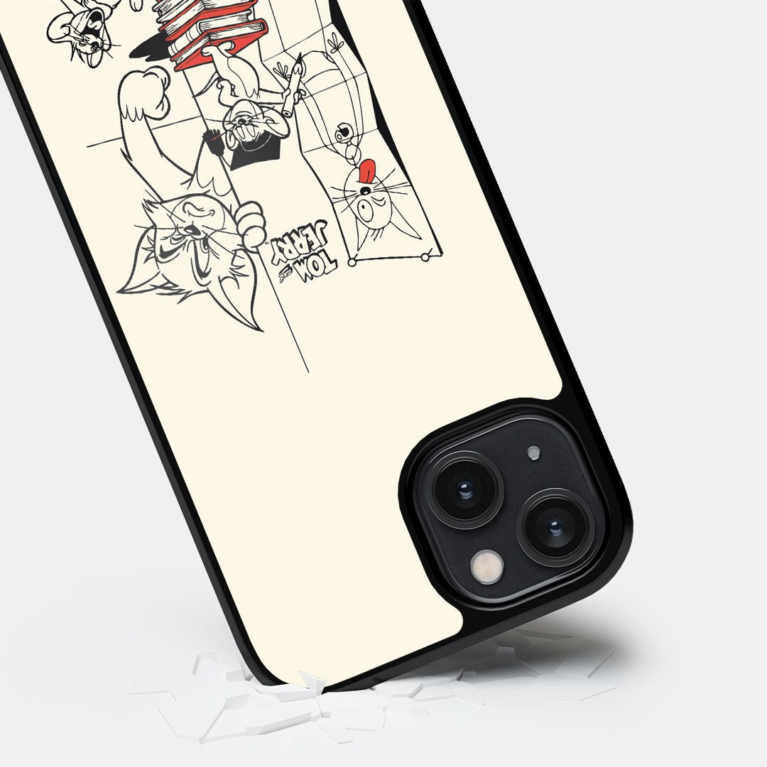 Mousey Mayhem Glass iPhone Case for iPhone 14 | Macmerise