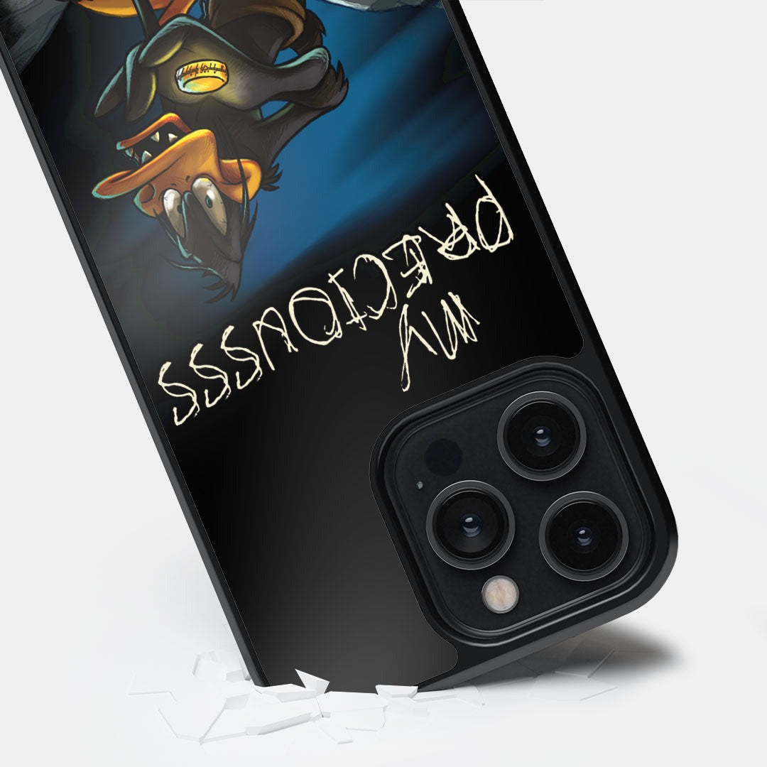 Daffy Duck Gollum Glass iPhone Case for iPhone 14 Pro Max | Macmerise