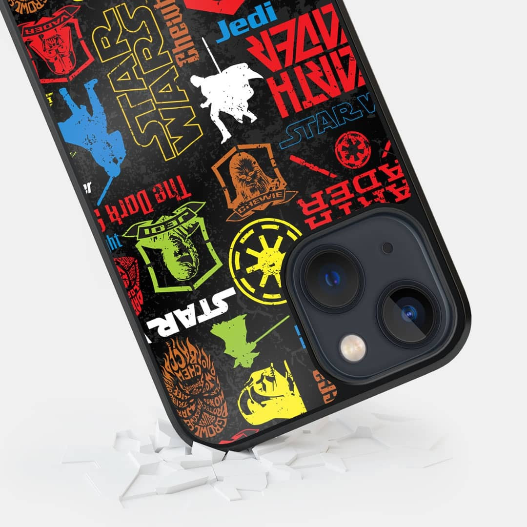 Star Wars Mashup Glass iPhone Case for iPhone 13 Mini | Macmerise