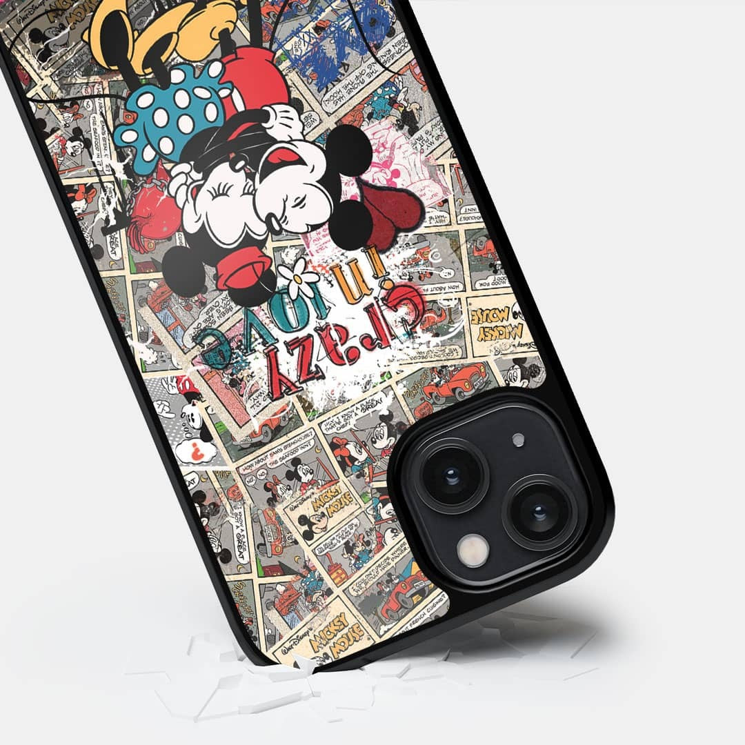 Crazy in Love Glass iPhone Case for iPhone 14 | Macmerise