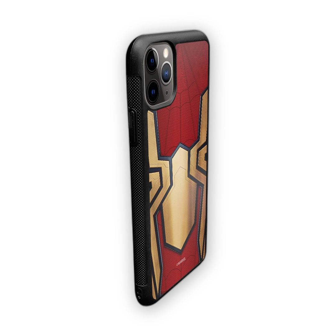 Integrated Spider Logo Glass iPhone Case for iPhone 11 Pro Max | Macmerise