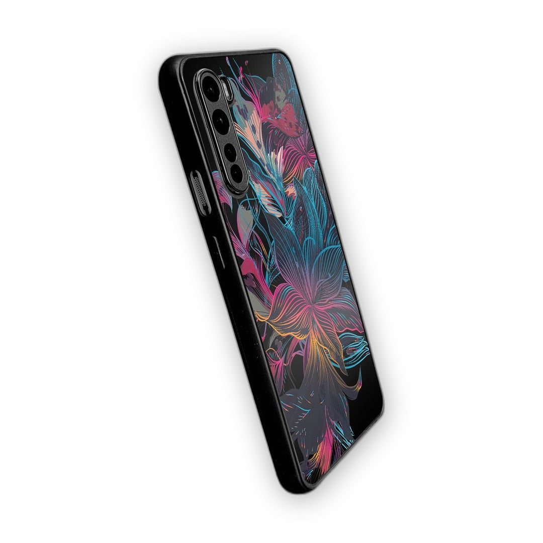 Neon Flowers Phone Case for OnePlus Nord | Macmerise