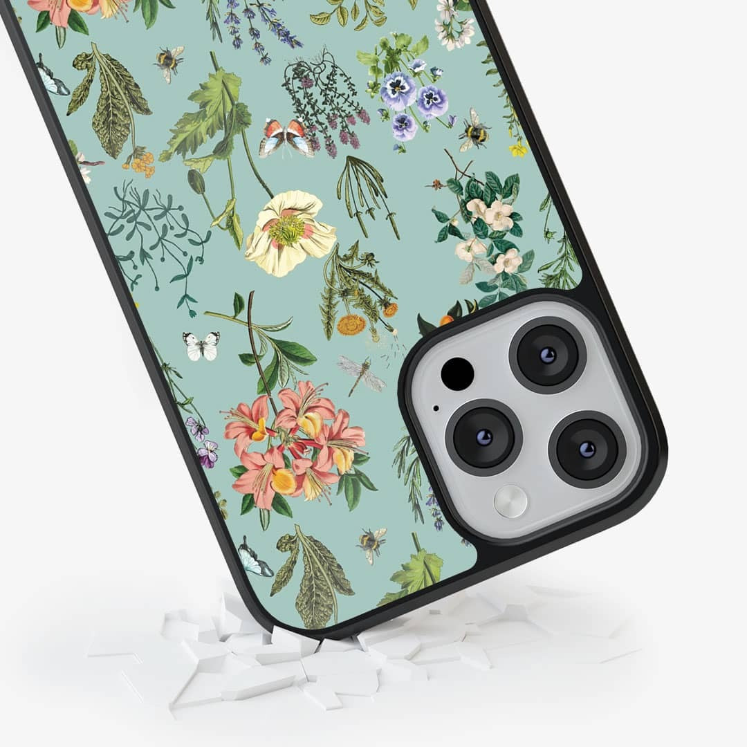 Payal Singhal Titli iPhone 13 Pro Cover Aqua - detail view | Macmerise