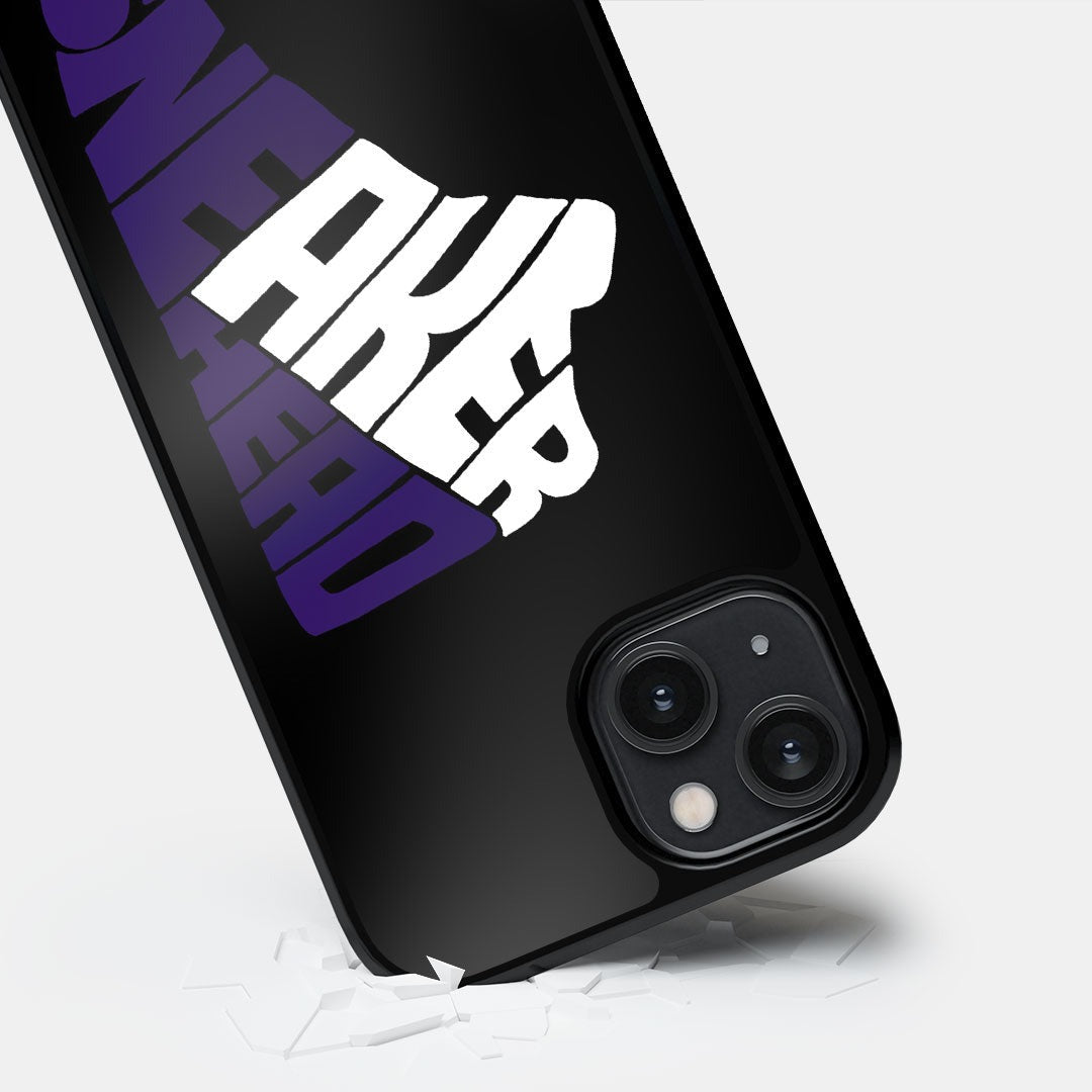 Sneakerhead Court Purple Glass iPhone Case for iPhone 14 | Macmerise