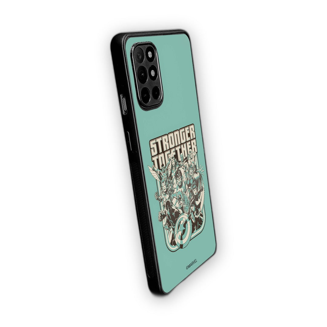 Stronger Together Sketch Phone Case for OnePlus 8t Bumper | Macmerise