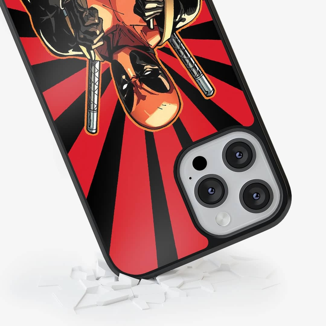 Smart Ass Deadpool Glass iPhone Case for iPhone 13 Pro | Macmerise