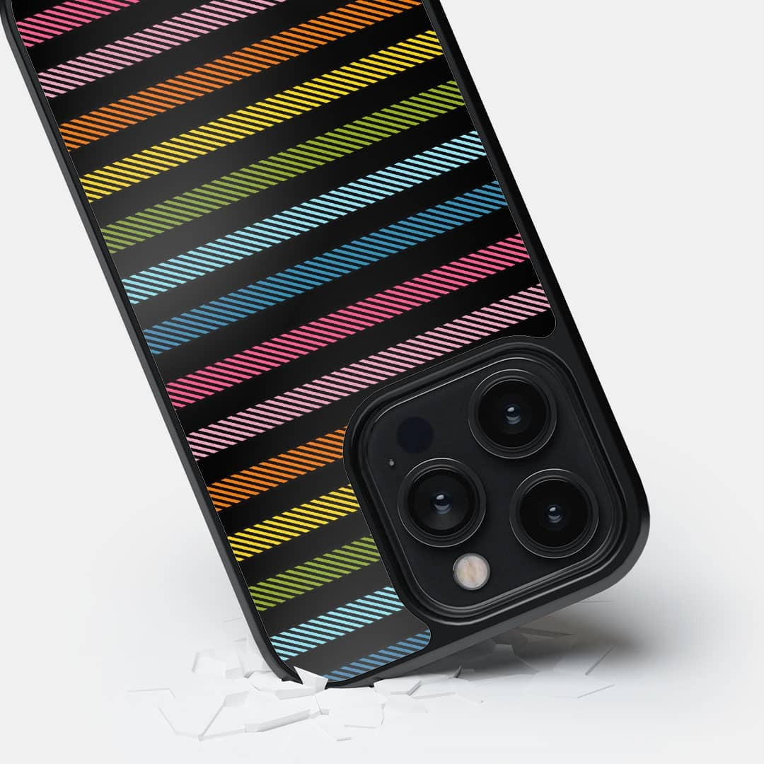 Stripes All the Way Glass iPhone Case for iPhone 14 Pro | Macmerise