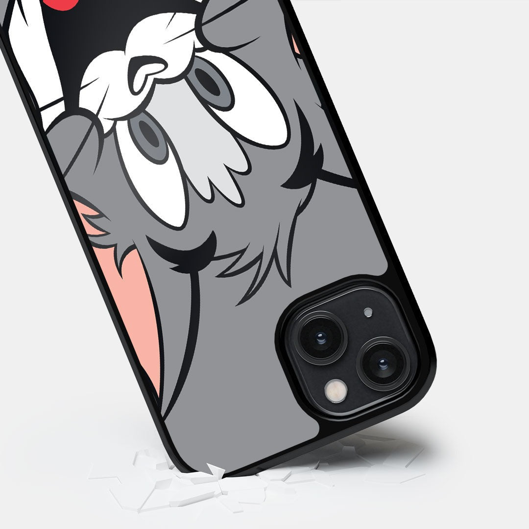 Terrific Tom Glass iPhone Case for iPhone 14 | Macmerise