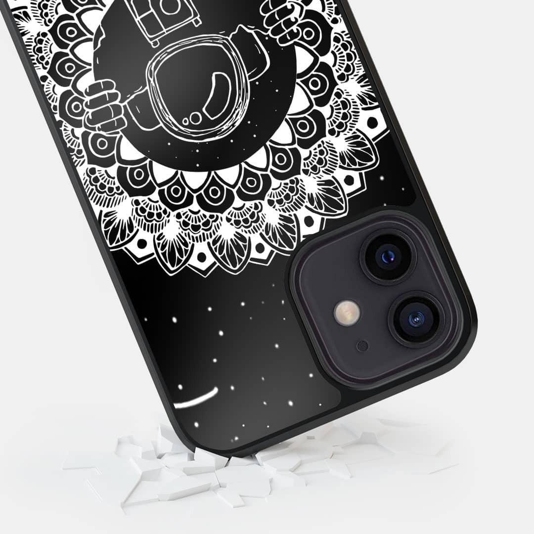 Astronaut White Glass iPhone Case for iPhone 12 Mini | Macmerise
