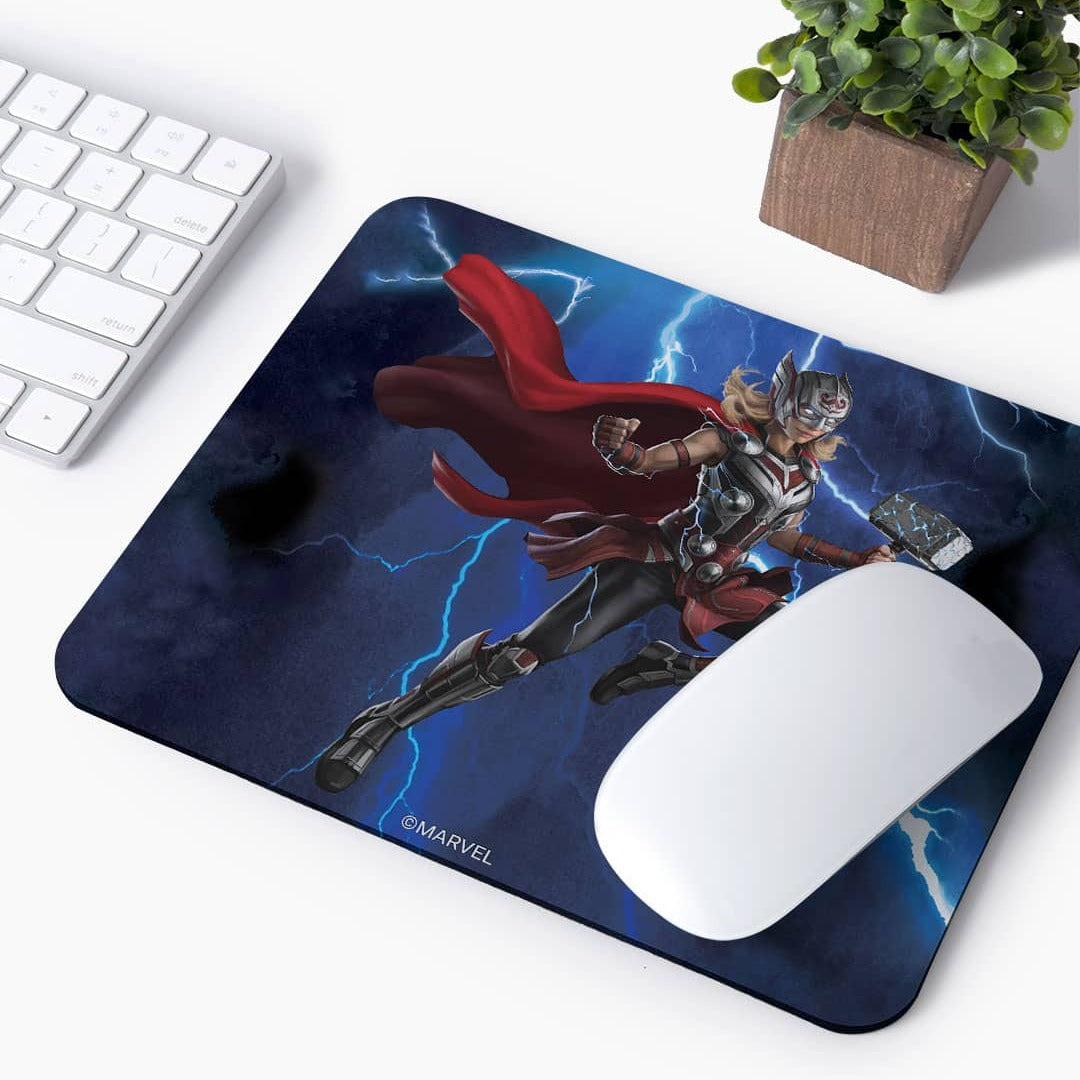 Mighty Thor Attack Mouse Pad | Macmerise