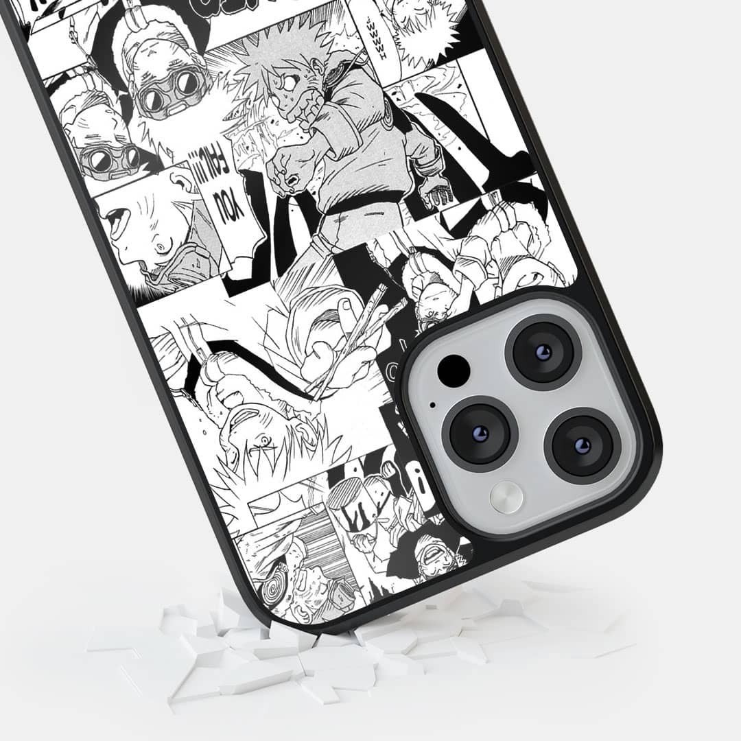Naruto Collage Glass iPhone Case for iPhone 12 Pro | Macmerise