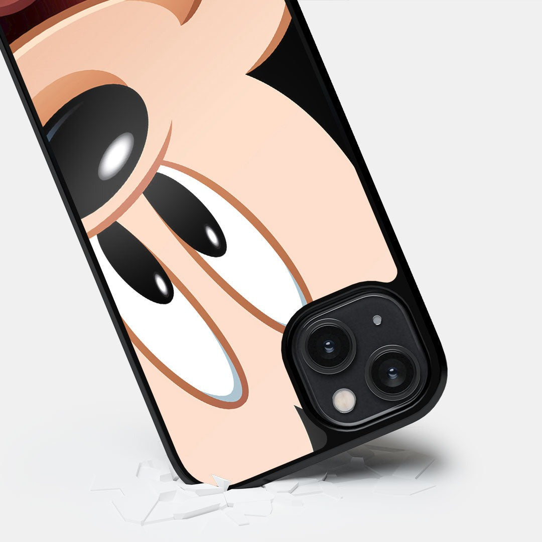 Zoom Up Mickey Glass iPhone Case for iPhone 14 | Macmerise