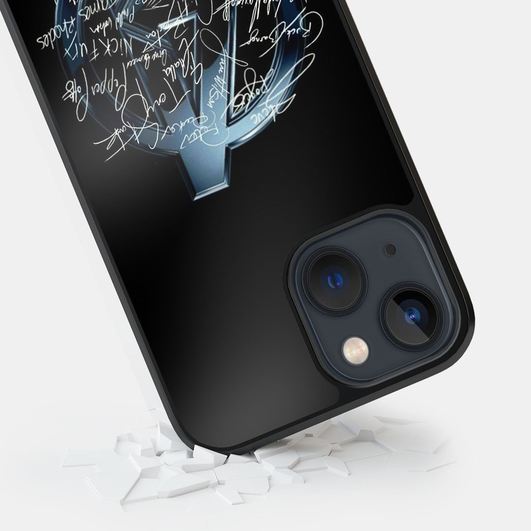 Avengers Nostalgia Glass iPhone Case for iPhone 13 | Macmerise