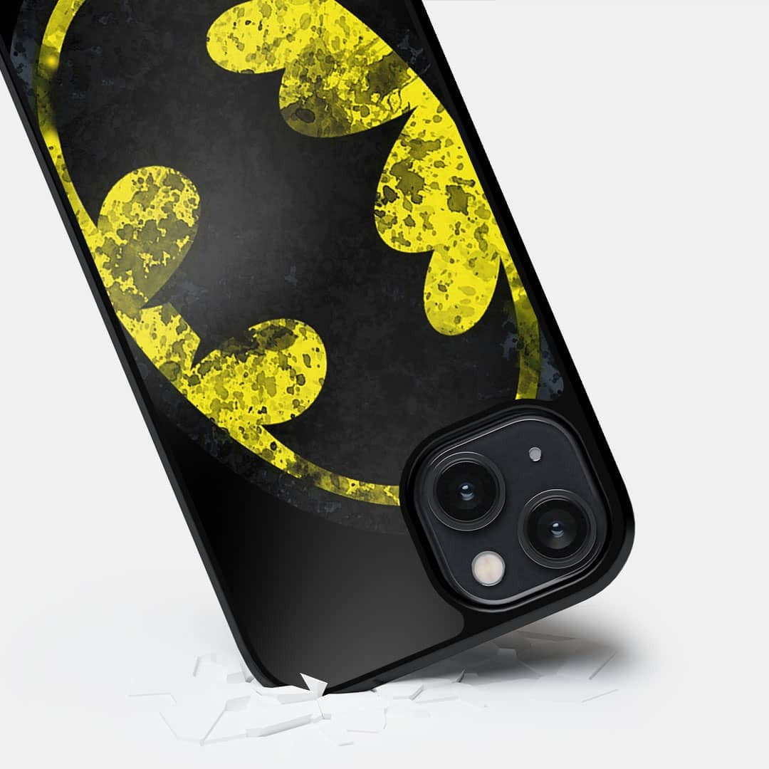 Batman Splatter Glass iPhone Case for iPhone 14 | Macmerise