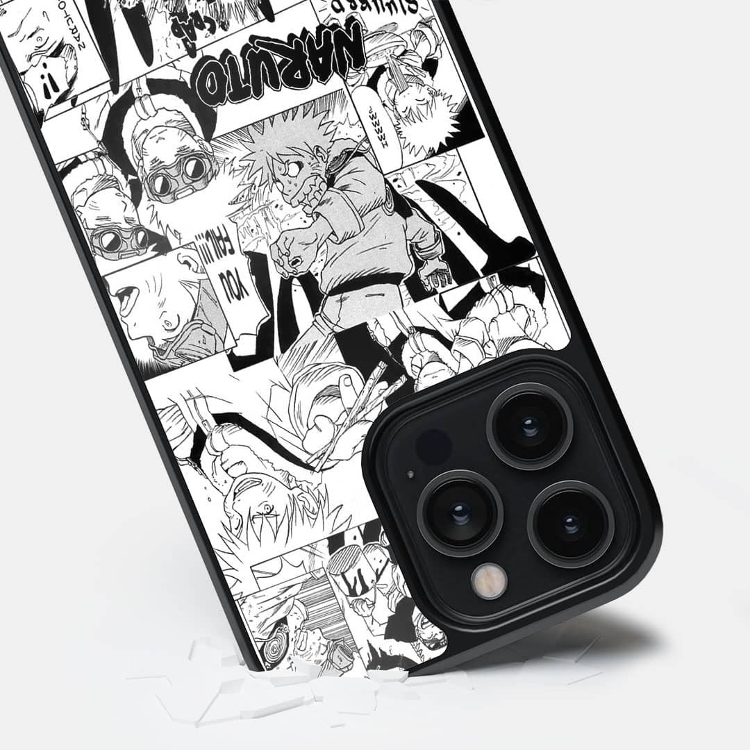 Naruto Collage Glass iPhone Case for iPhone 14 Pro Max | Macmerise