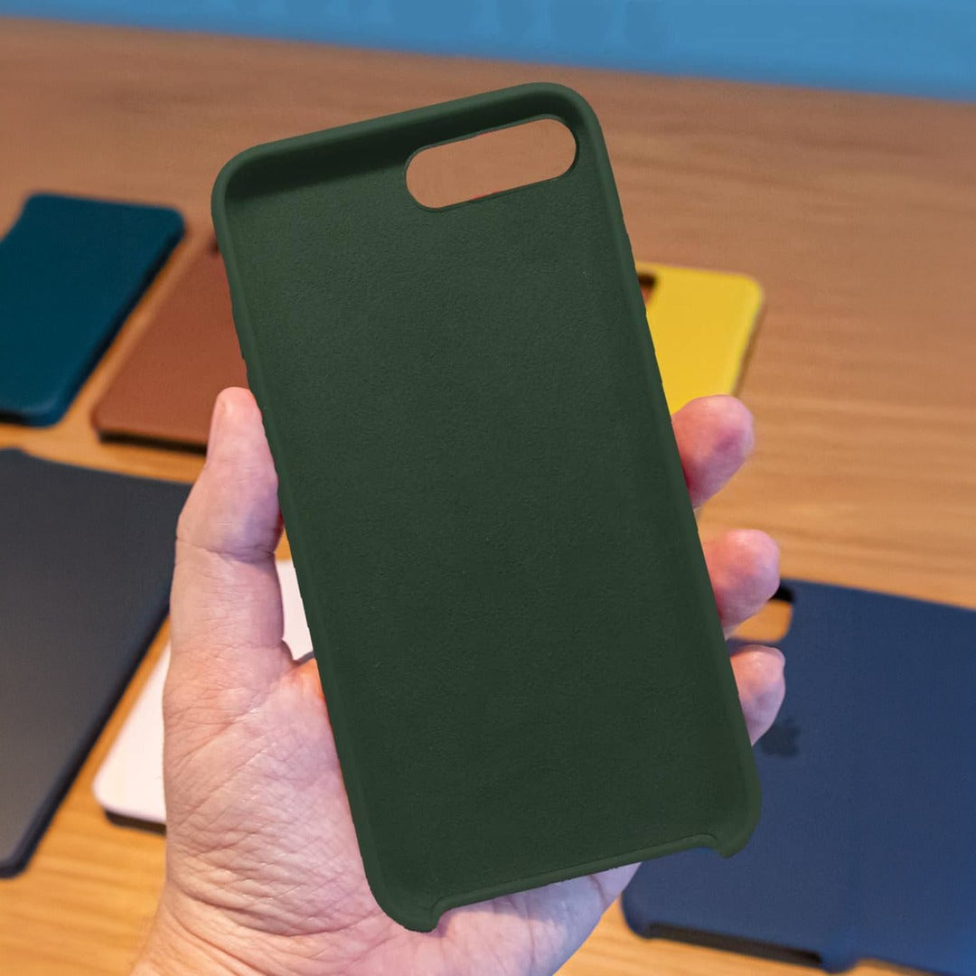 Basics iPhone 7 Plus Silicone Case Olive Green | Macmerise