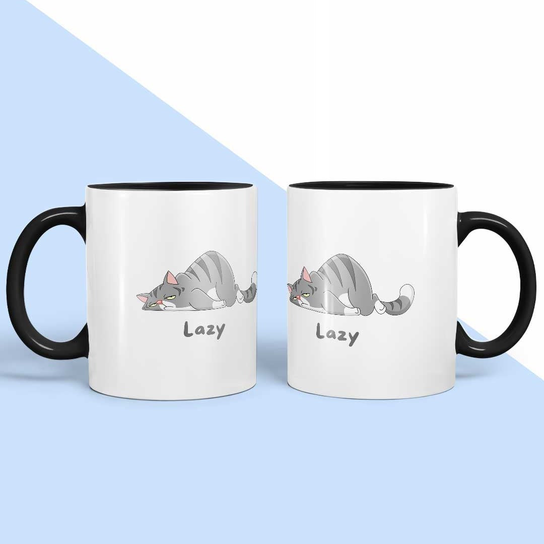 Lazy Cat Coffee Mug | Macmerise