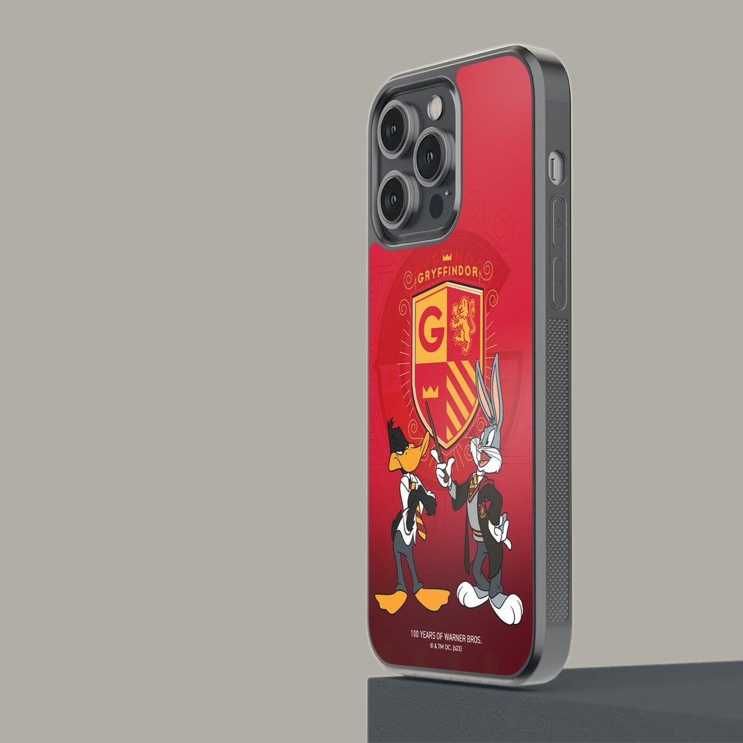 Looney Gryffindor Glass iPhone Case for iPhone 14 Pro Max | Macmerise