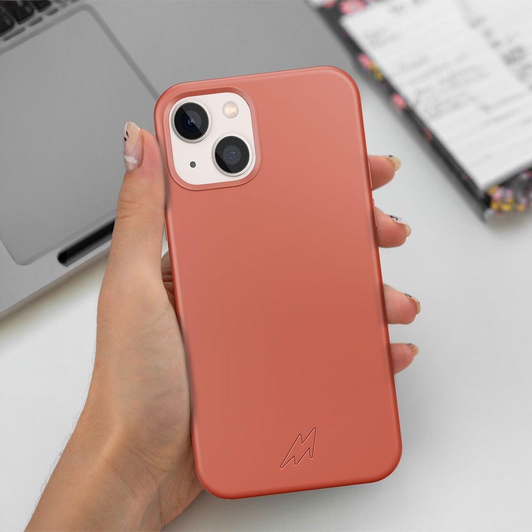 Basics iPhone 13 Mini Silicone Case Orange | Macmerise