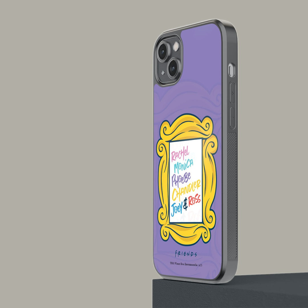 Framed in Friendship Glass iPhone Case for iPhone 14 Plus | Macmerise