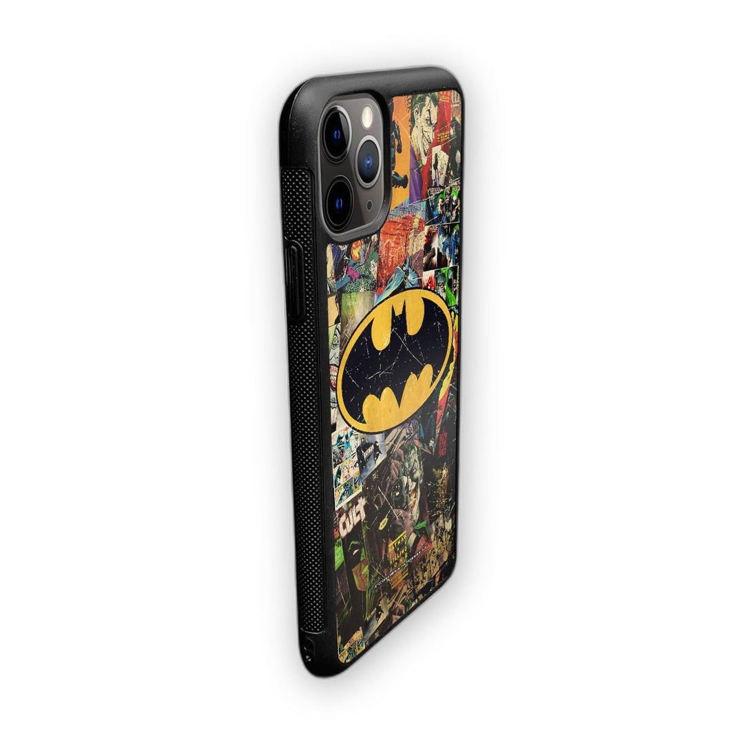 Comic Bat Glass iPhone Case for iPhone 11 Pro Max | Macmerise
