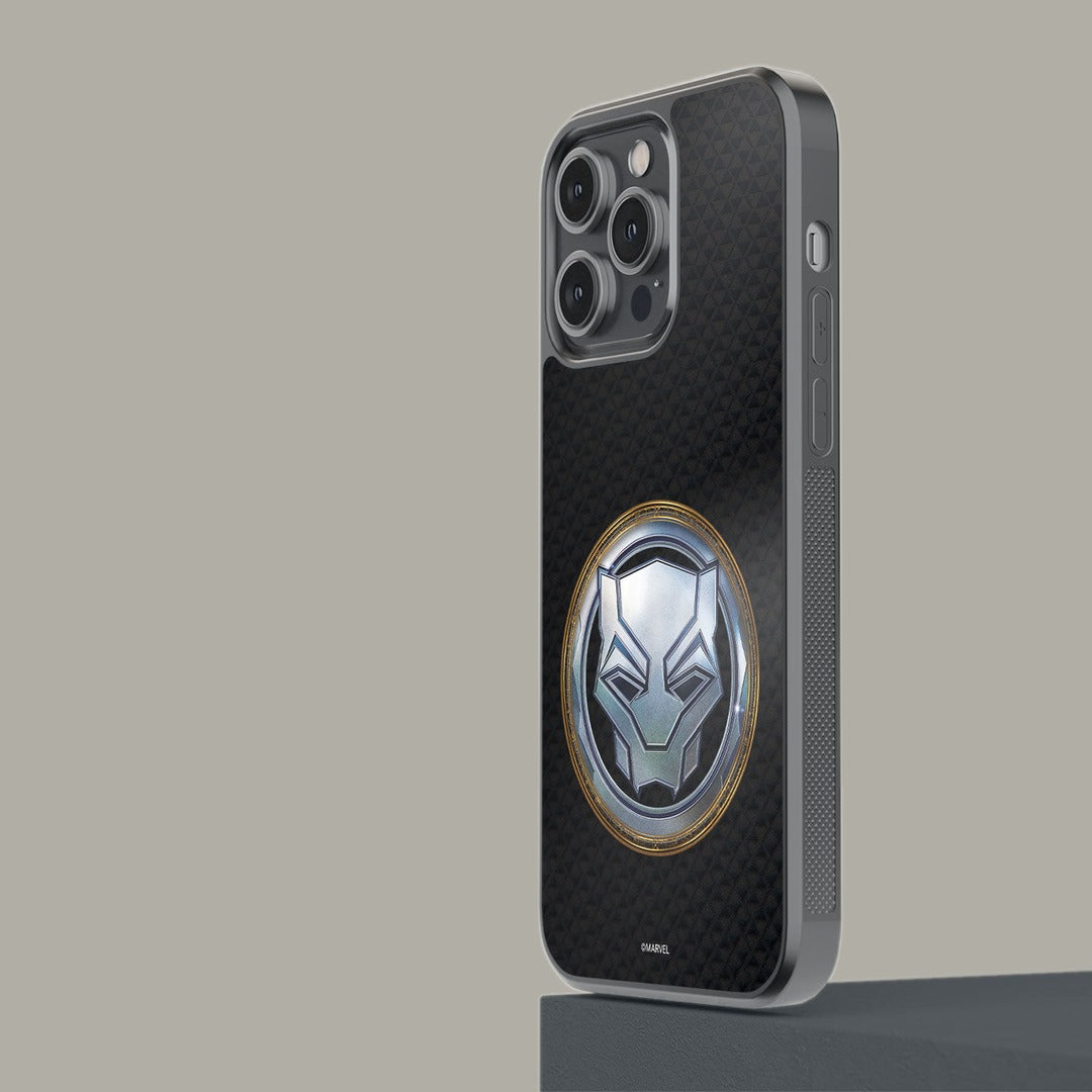 Wakanda Forever Vibranium Gold Glass iPhone Case for iPhone 14 Pro Max | Macmerise