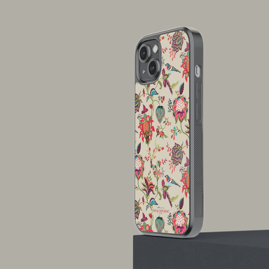 Payal Singhal Chidiya iPhone 14 Cover Beige - detail view | Macmerise