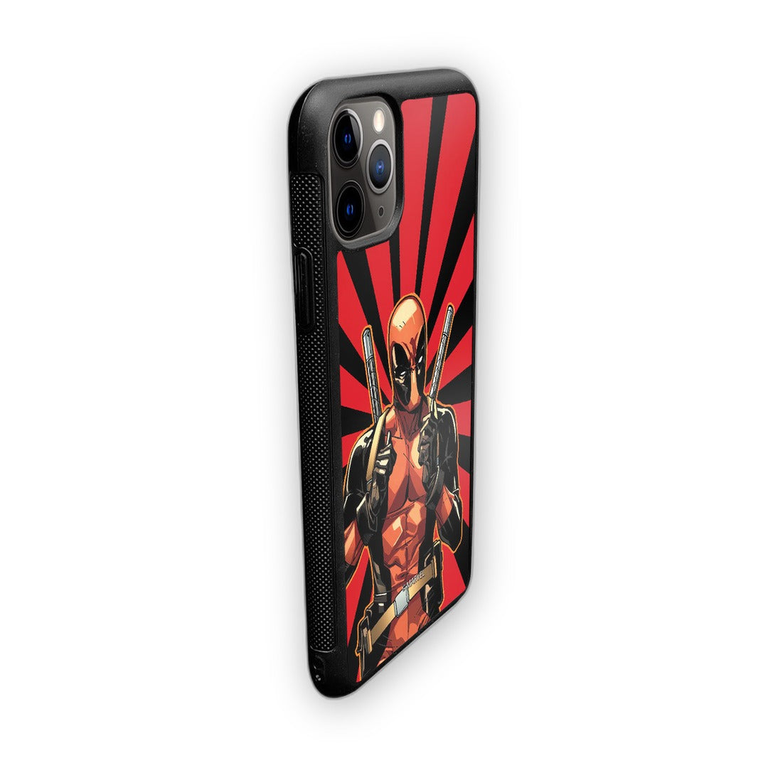 Smart Ass Deadpool Glass iPhone Case for iPhone 11 Pro Max | Macmerise
